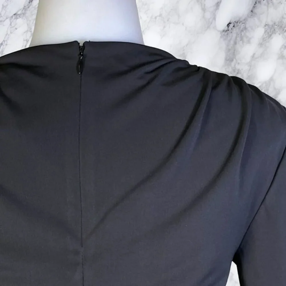 L'Academie Mae Crop Top - Black